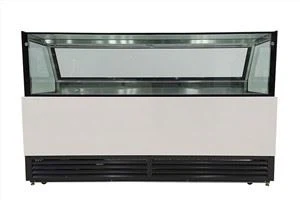 স্কয়ার গ্লাস এয়ার কুলিং মিট শোকেস কুলার